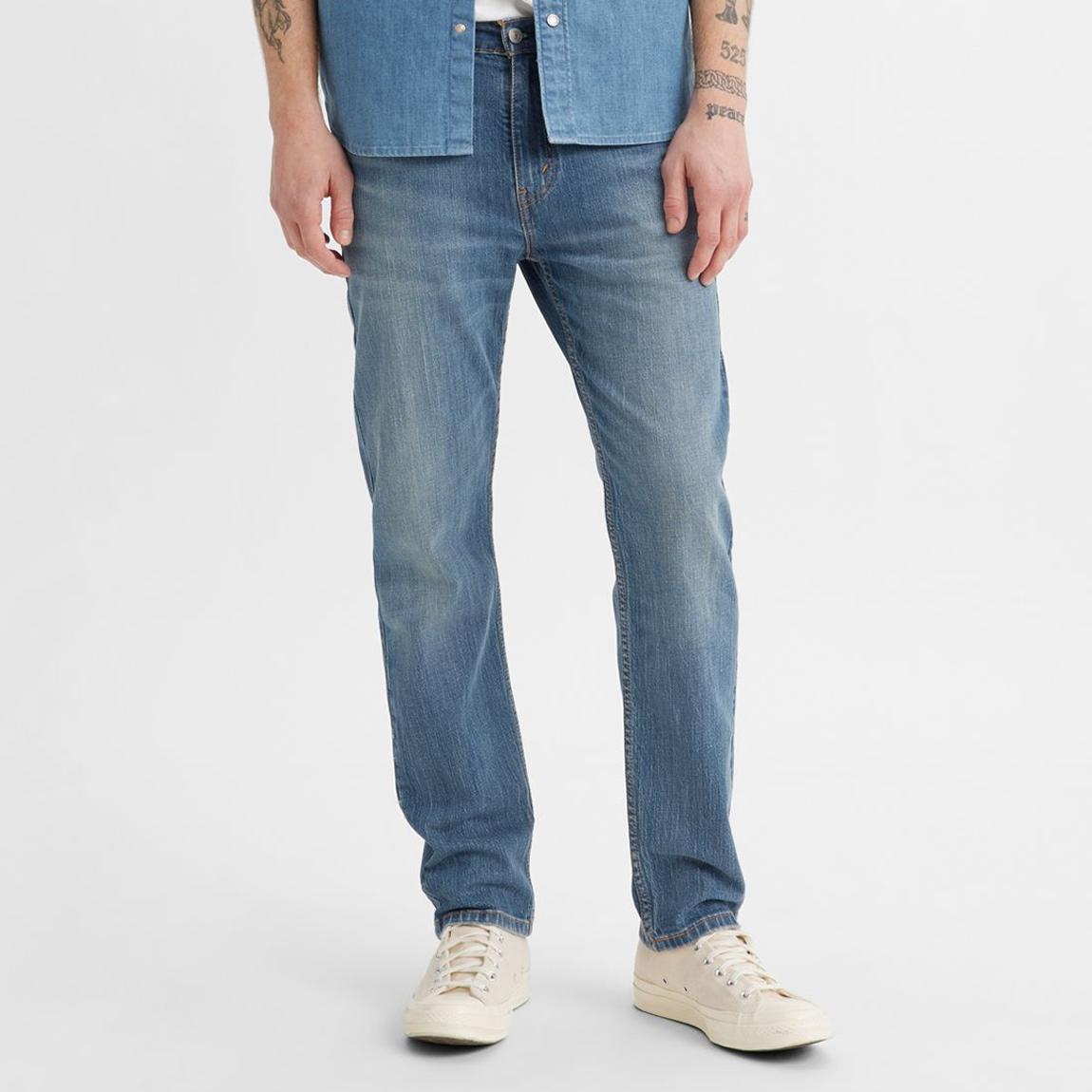 Light Blue 502™ Tapered Stretch Jeans main product photo