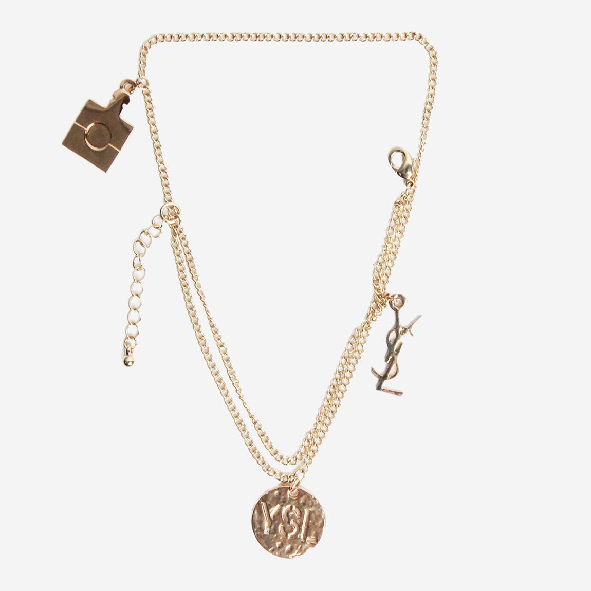 Gold Perfume Charm Bracelet main product photo