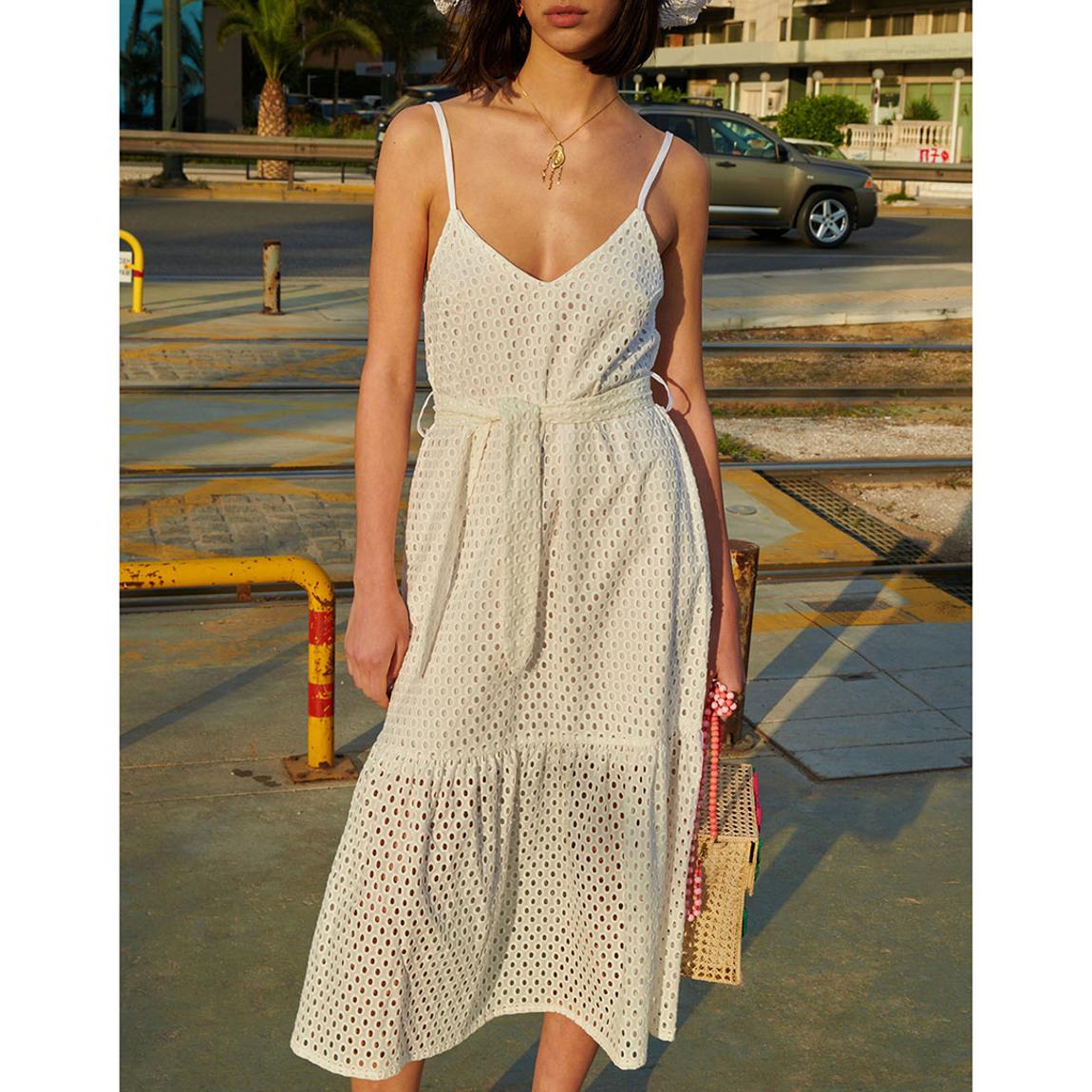 White Lido White Celia Dress main product photo