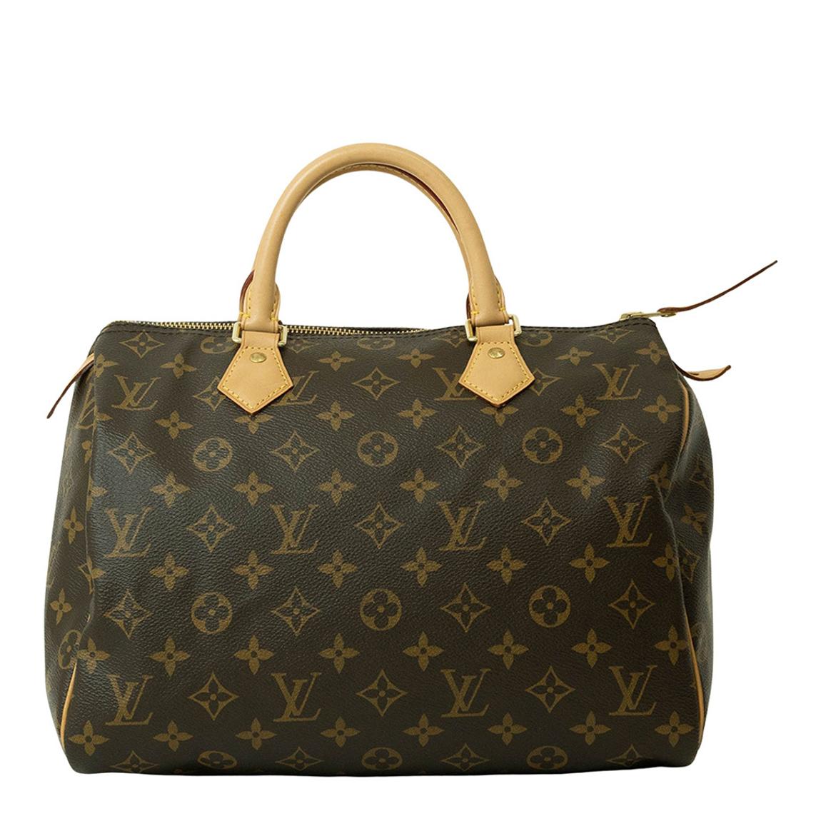 Brown Speedy 30 Handbag AB main product photo