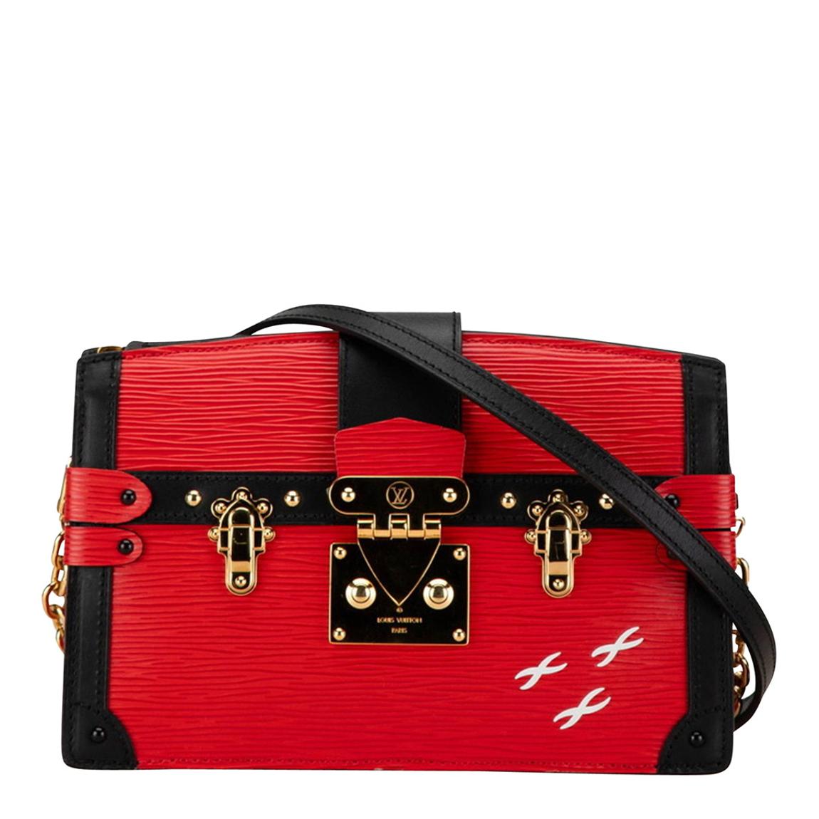Red Trunk Clutch A main product photo