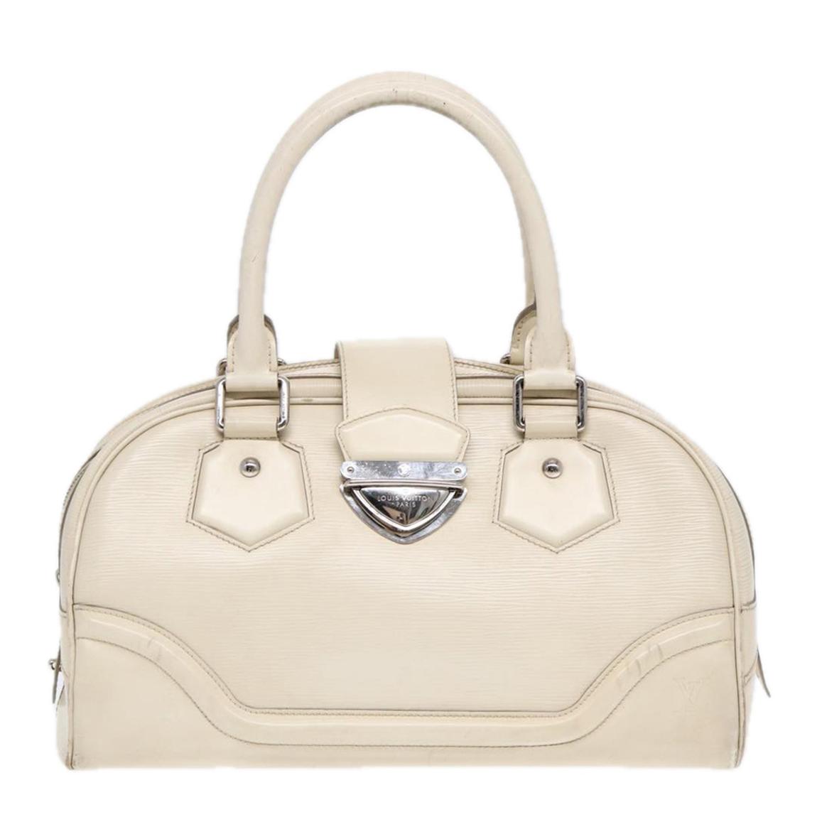 White Bowling Handbag B main product photo