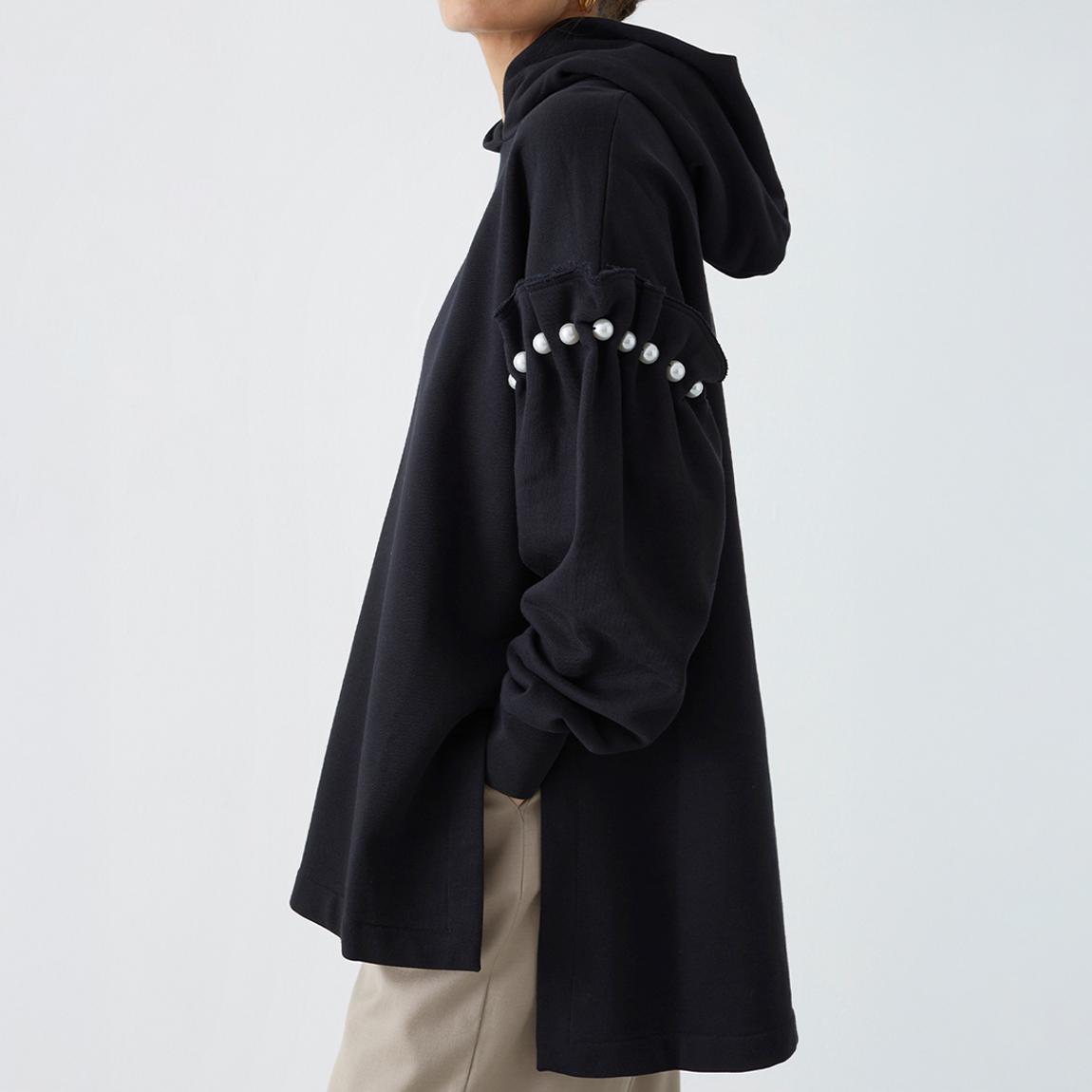 Black Asymmetric Hoodie main product photo