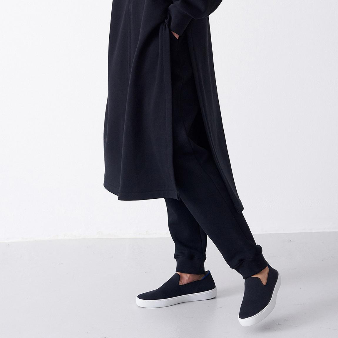 Black High Waisted Drawstring Joggers main product photo