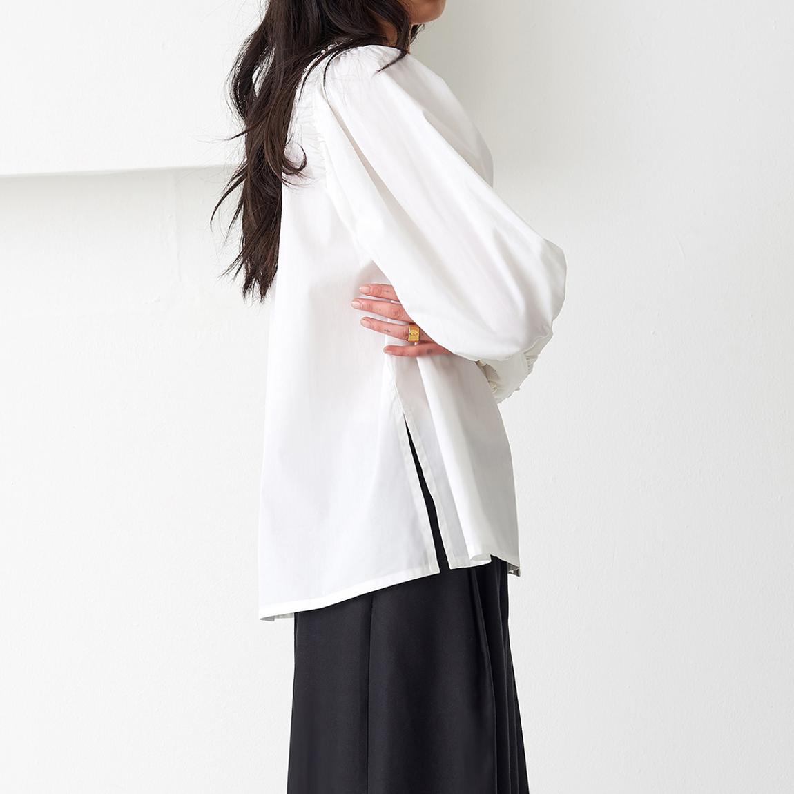White Puff Sleeve Blouse main product photo