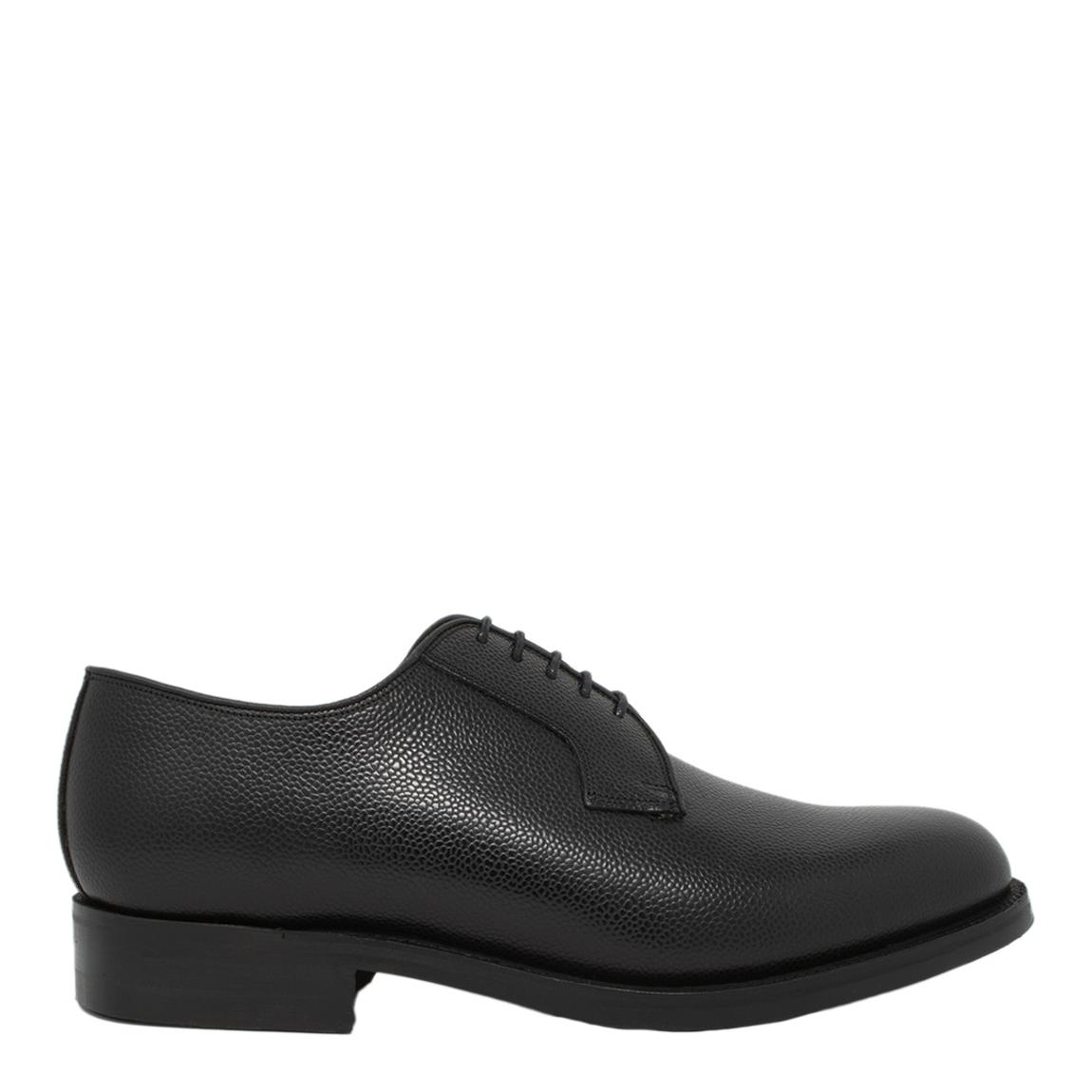 Black Harris Leather Oxford Shoe main product photo