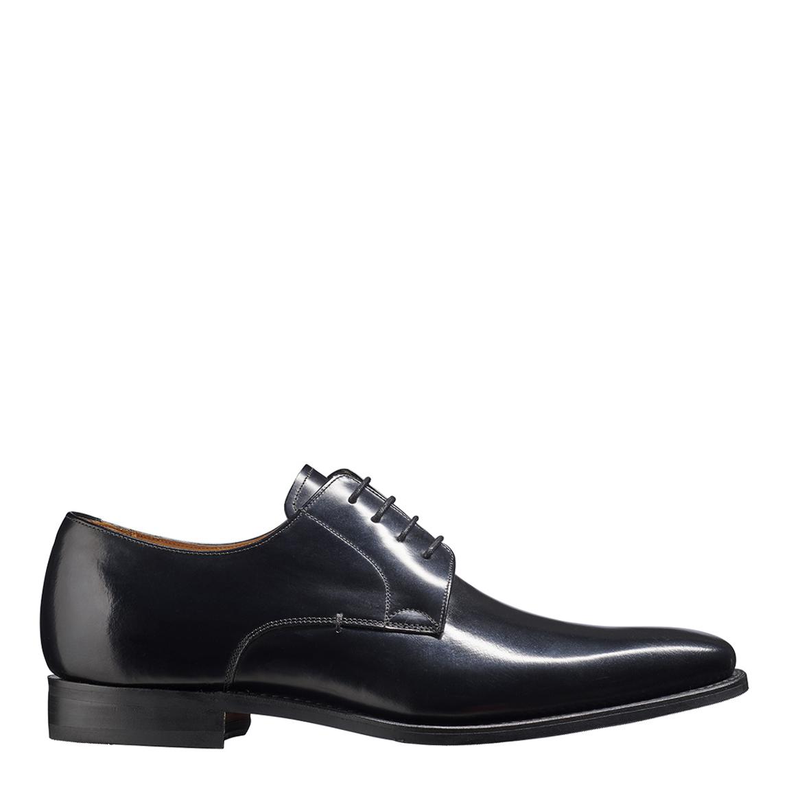 Black Hi Shine Leather Lyle Derby main product photo