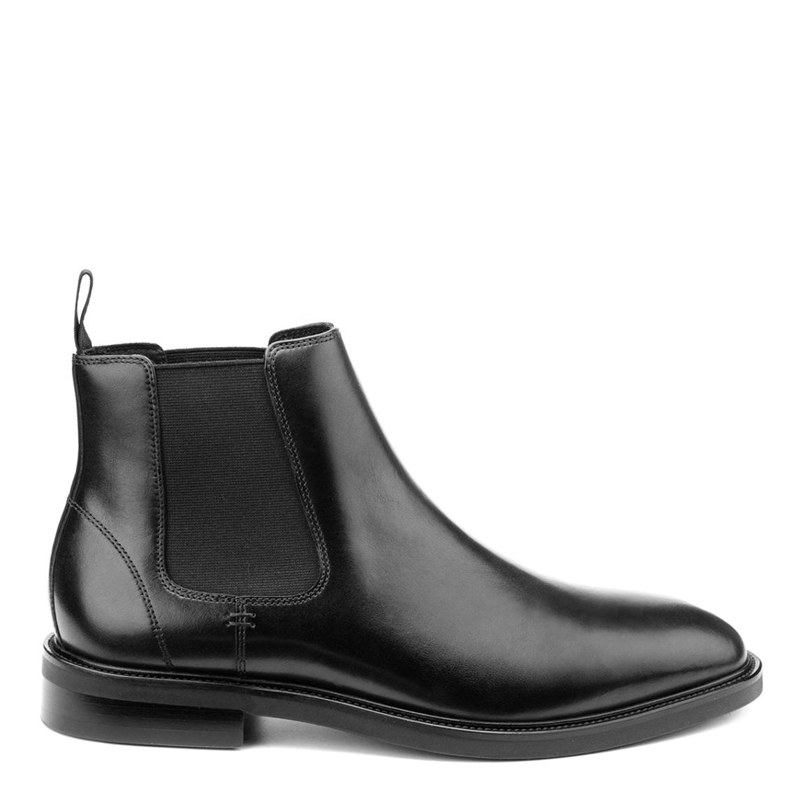 Black Leather Brecon Chelsea Boot main product photo