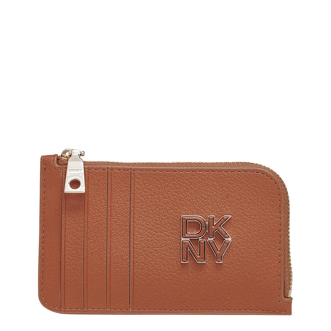 Tan Bushwick Zip Card Holder Card Case main product photo