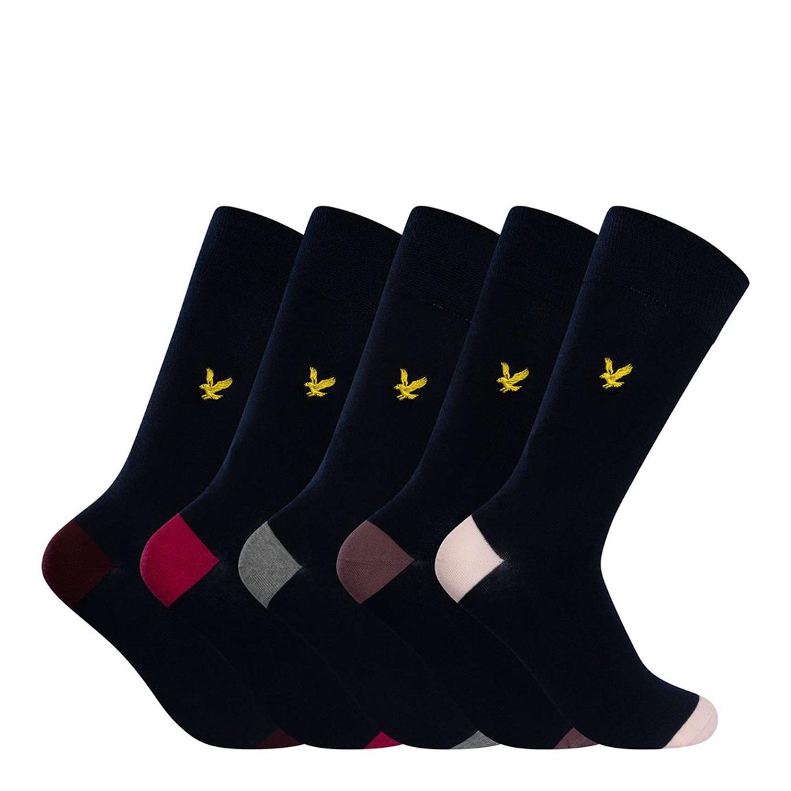 Graham Navy Socks-5 Pack main product photo