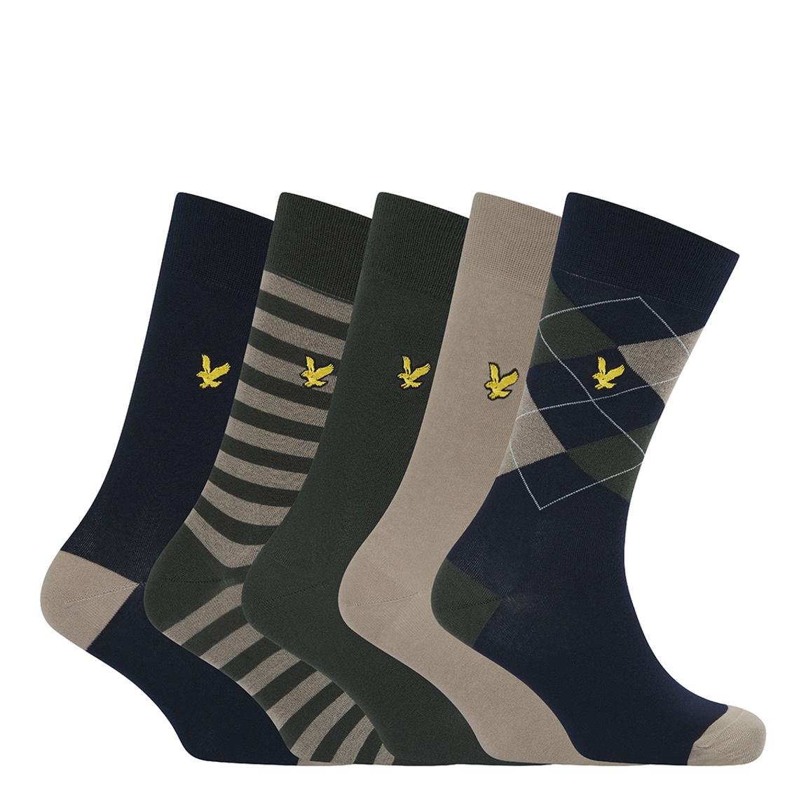 Multi 5 Pack Harold Formal Socks main product photo
