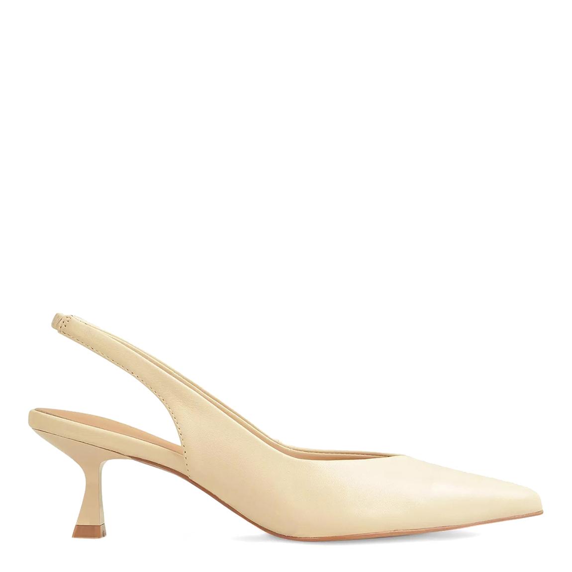 Ecru Slingback Kitten Heel main product photo