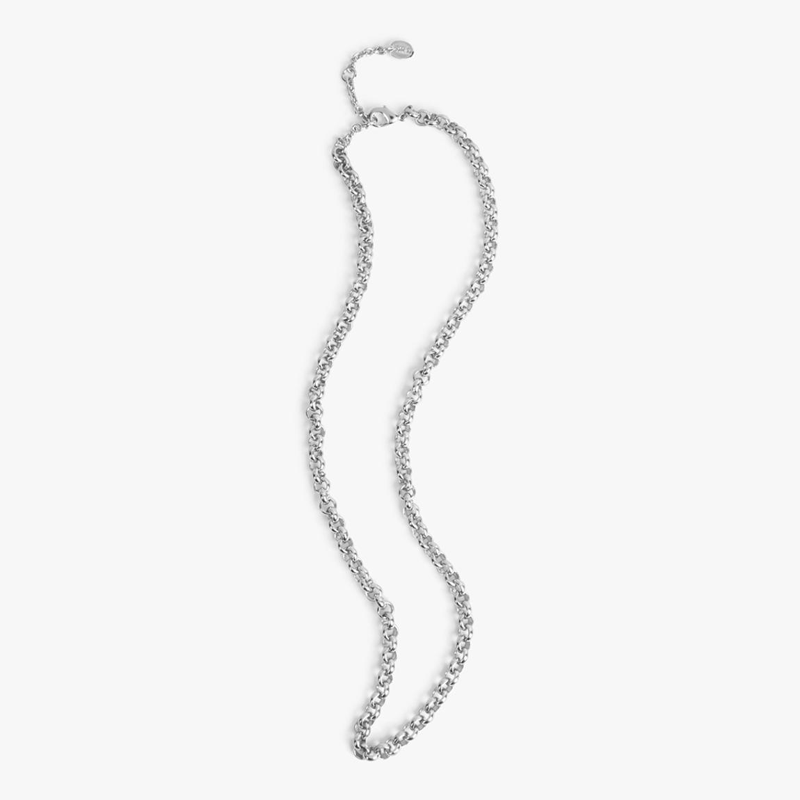 Silver Rolo Chain Necklace main product photo