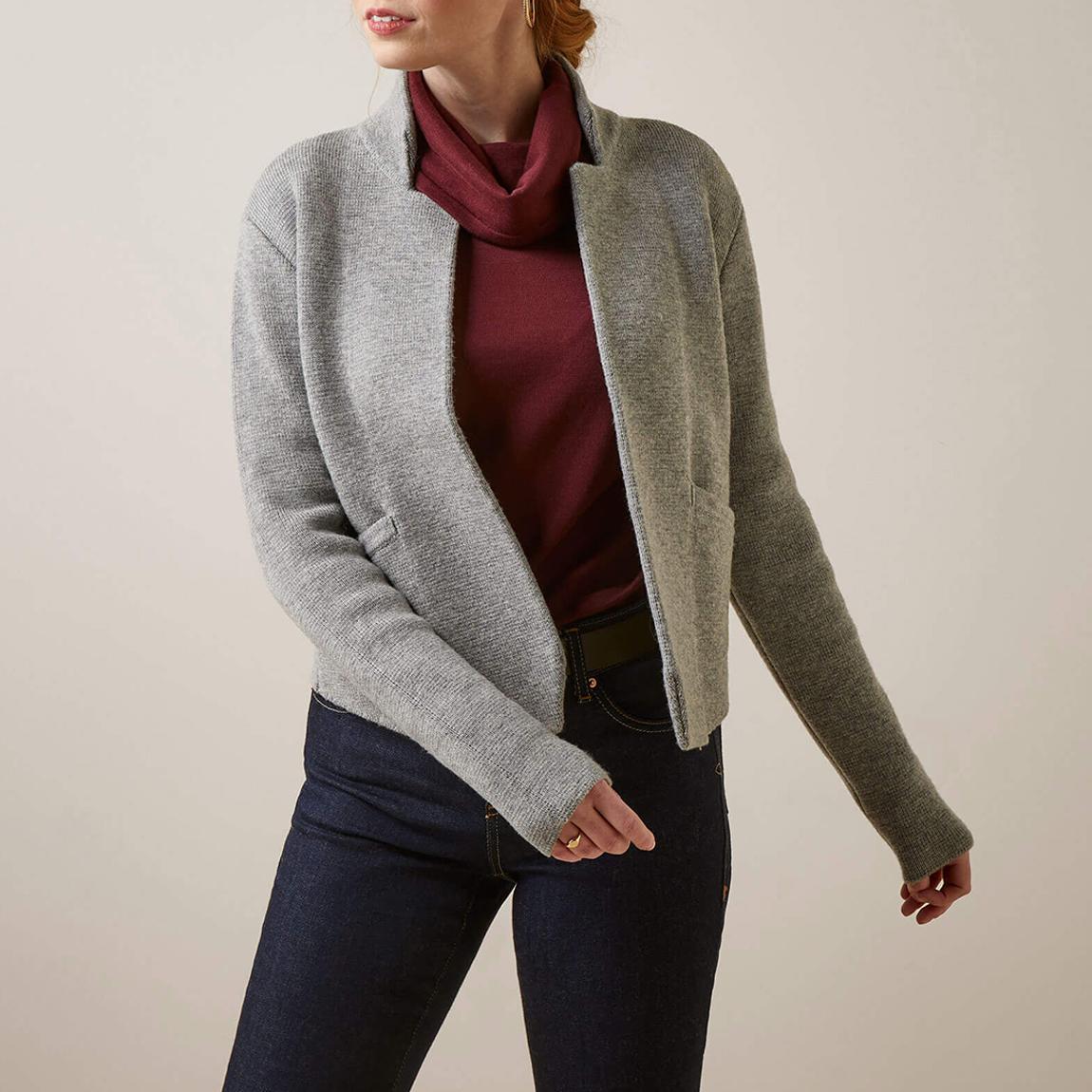 Grey Daly Wool Cardigan main product photo