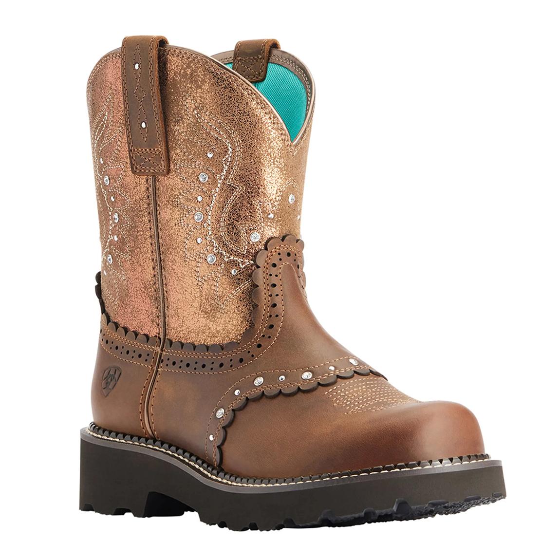 Brown Leather Gembaby Western Boot main product photo