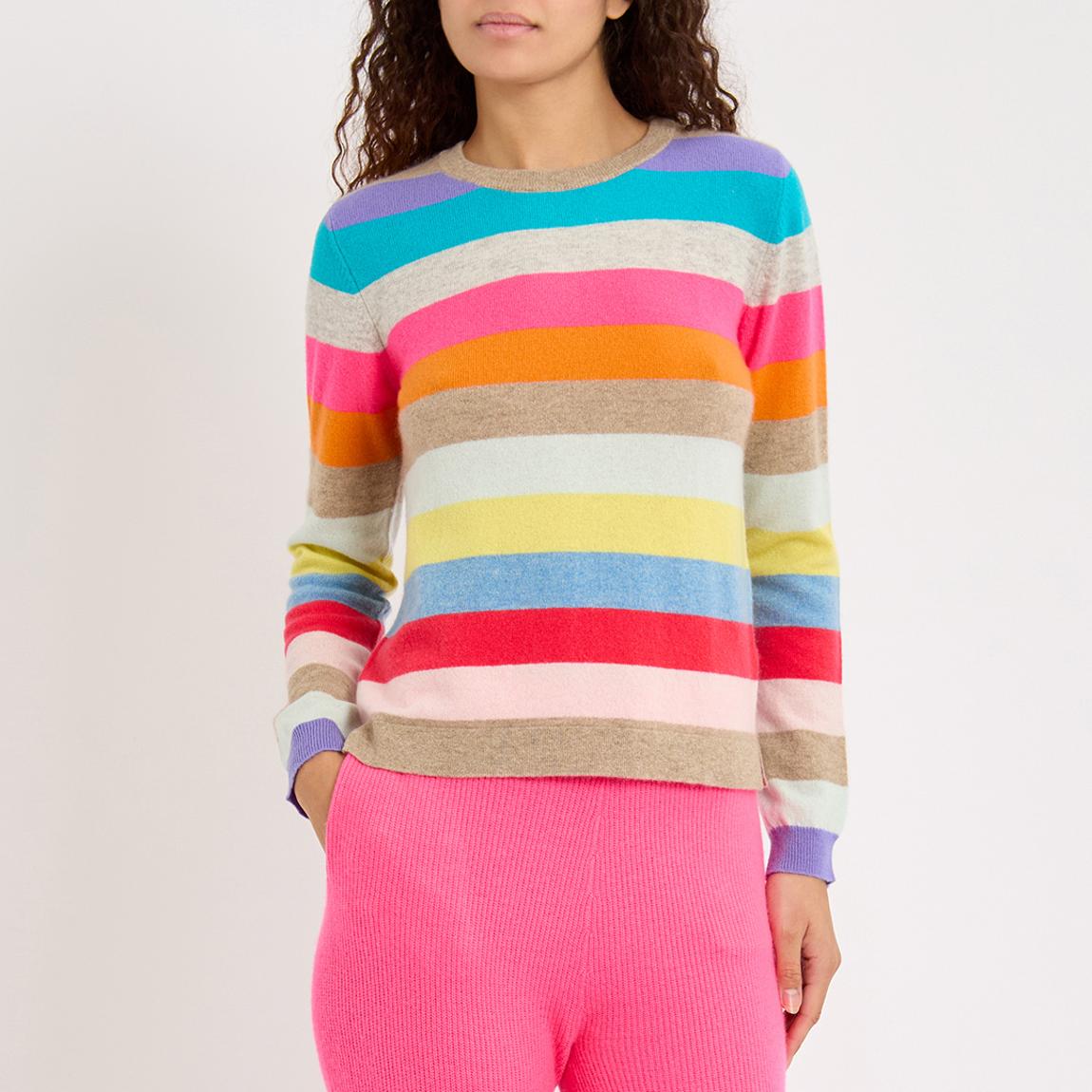 Multi Striped Cashmere Jumper main product photo