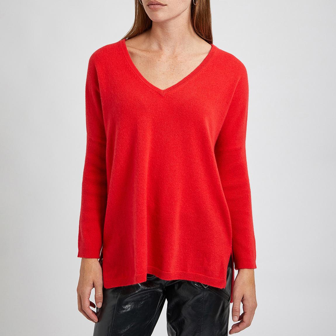 Scarlet Asymmetric Cashmere Jumper main product photo