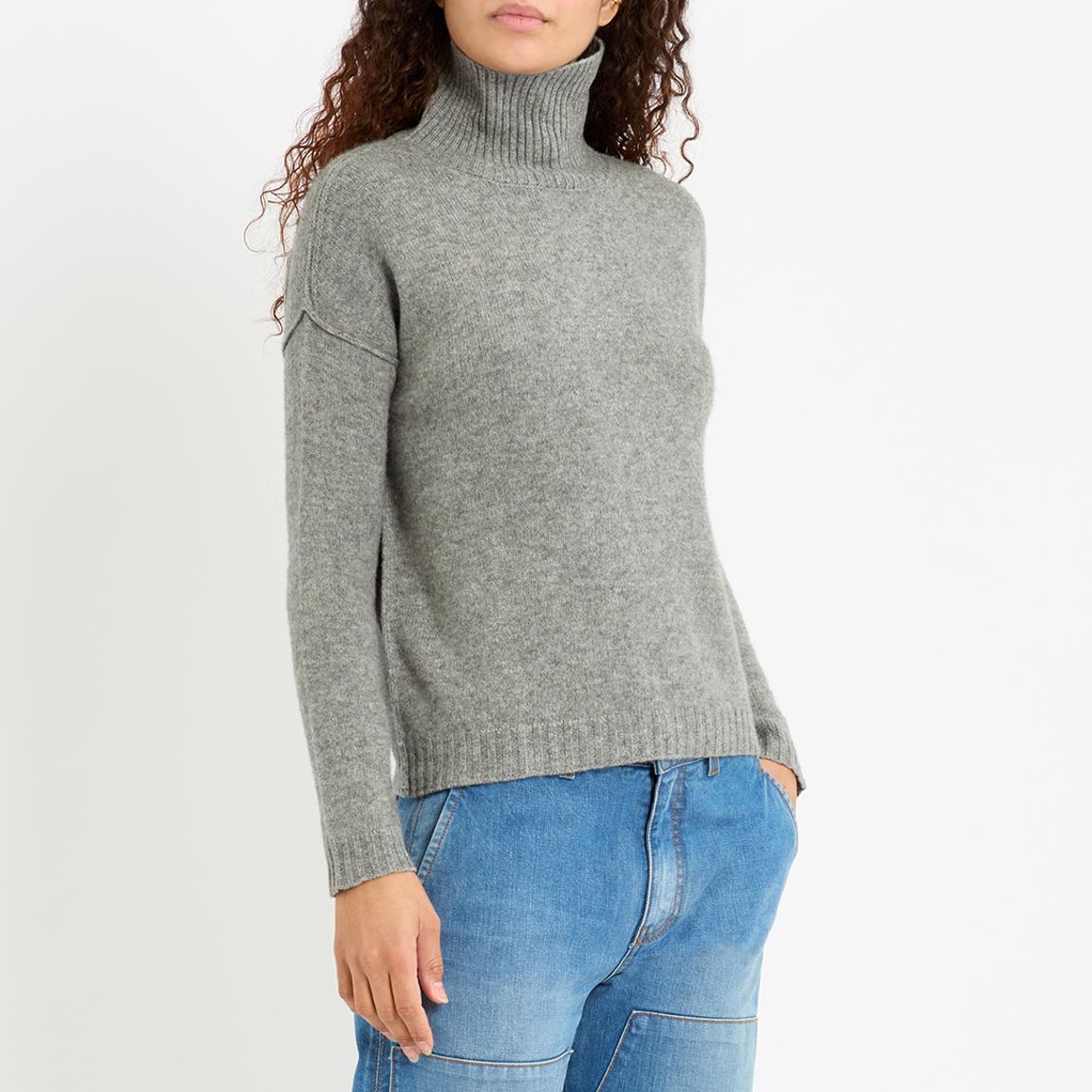 Grey Cashmere Exposed Jumper main product photo