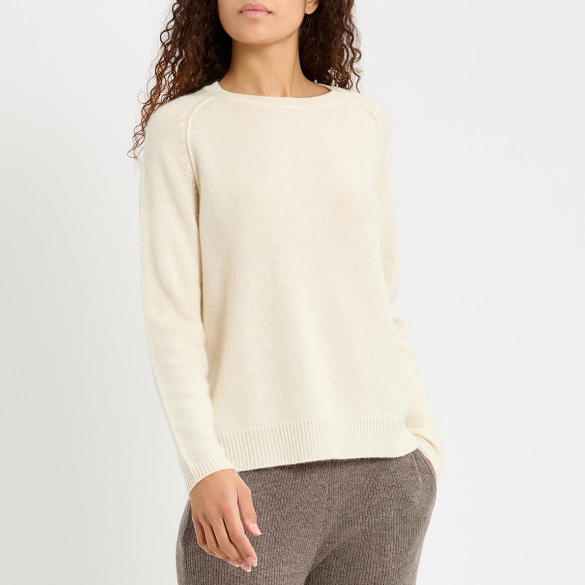 Cream Cashmere Heavy Sweater main product photo