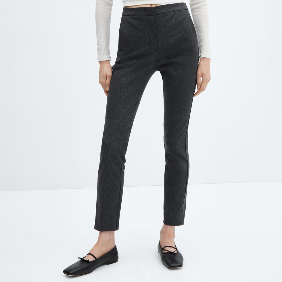 Charcoal Cropped Skinny Trouser main product photo