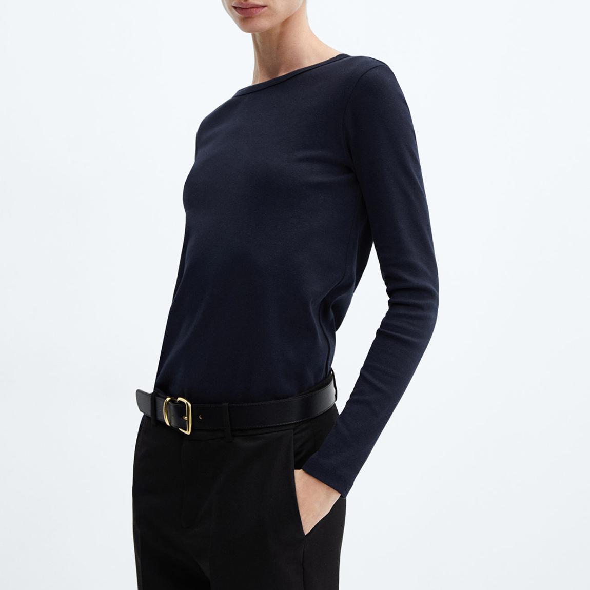 Navy Long-sleeved T-Shirt main product photo