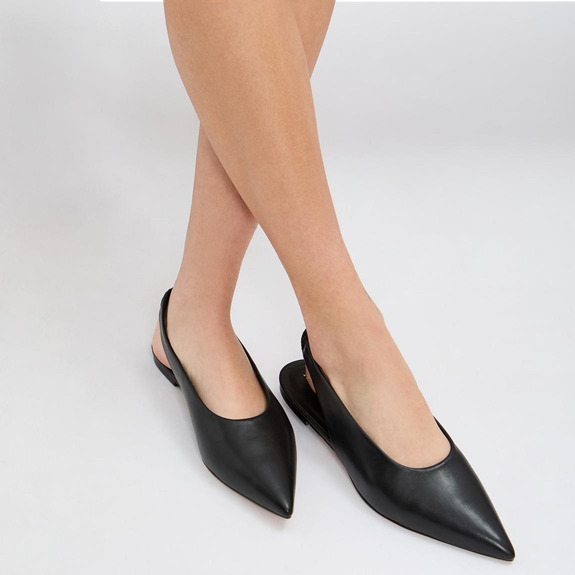 靴 Pointed Sling Back Mules Pointed Sling Back Mules