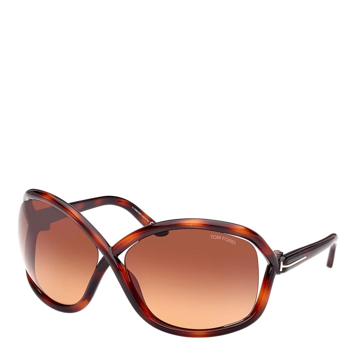 Women's Dark Havana Tom Ford Sunglasses 68mm main product photo