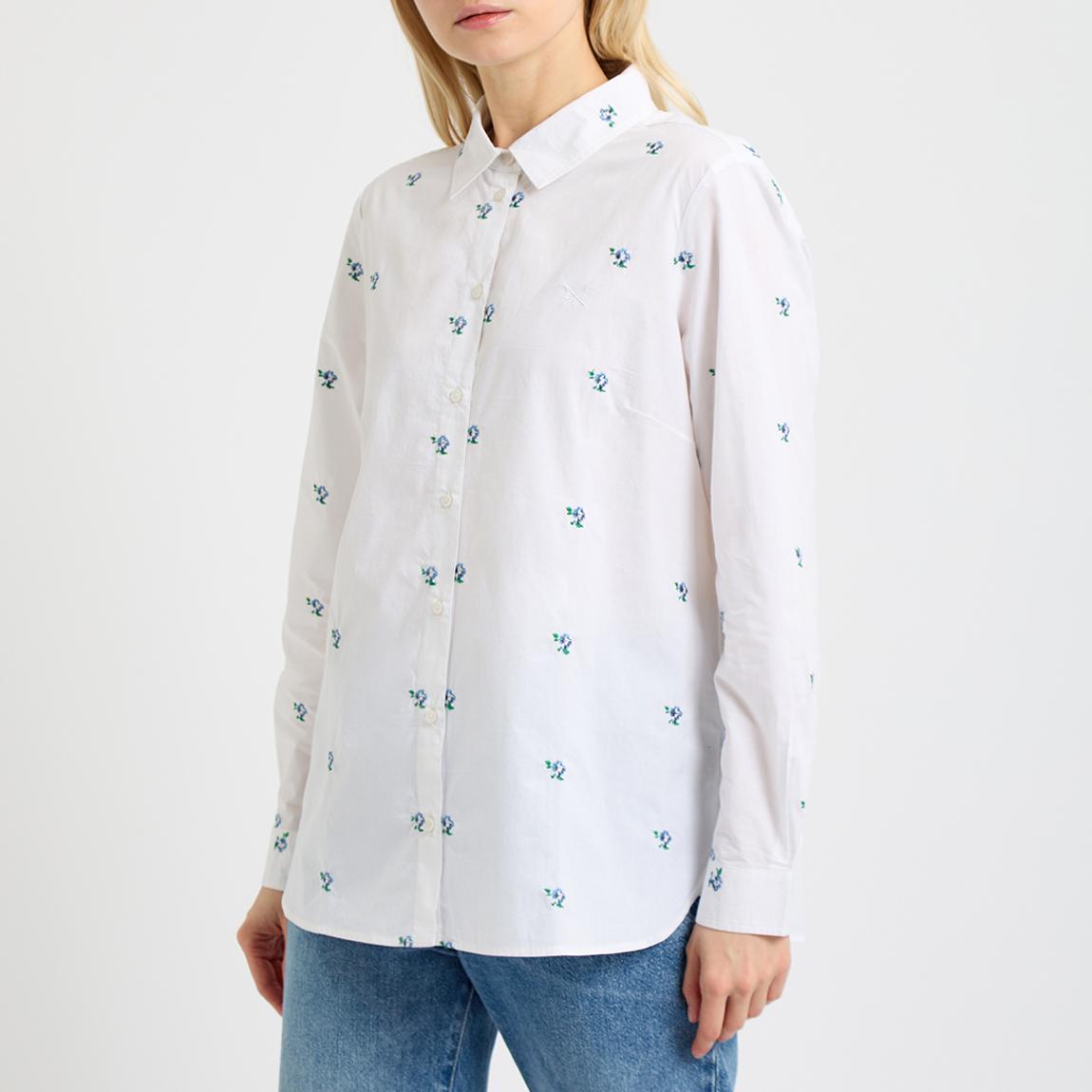 Blue Embroidered Classic Shirt main product photo