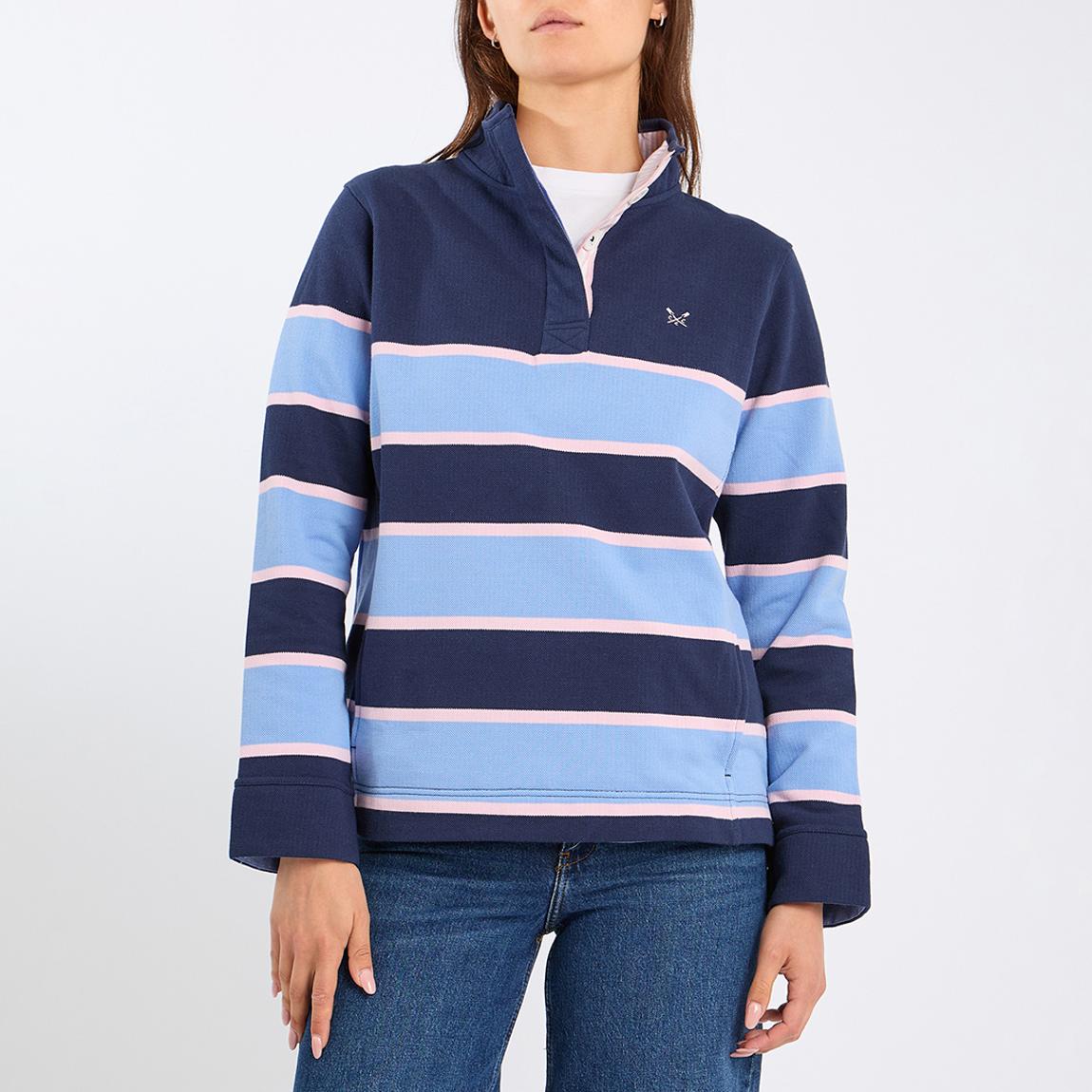 Navy/Blue Pique Sweatshirt main product photo