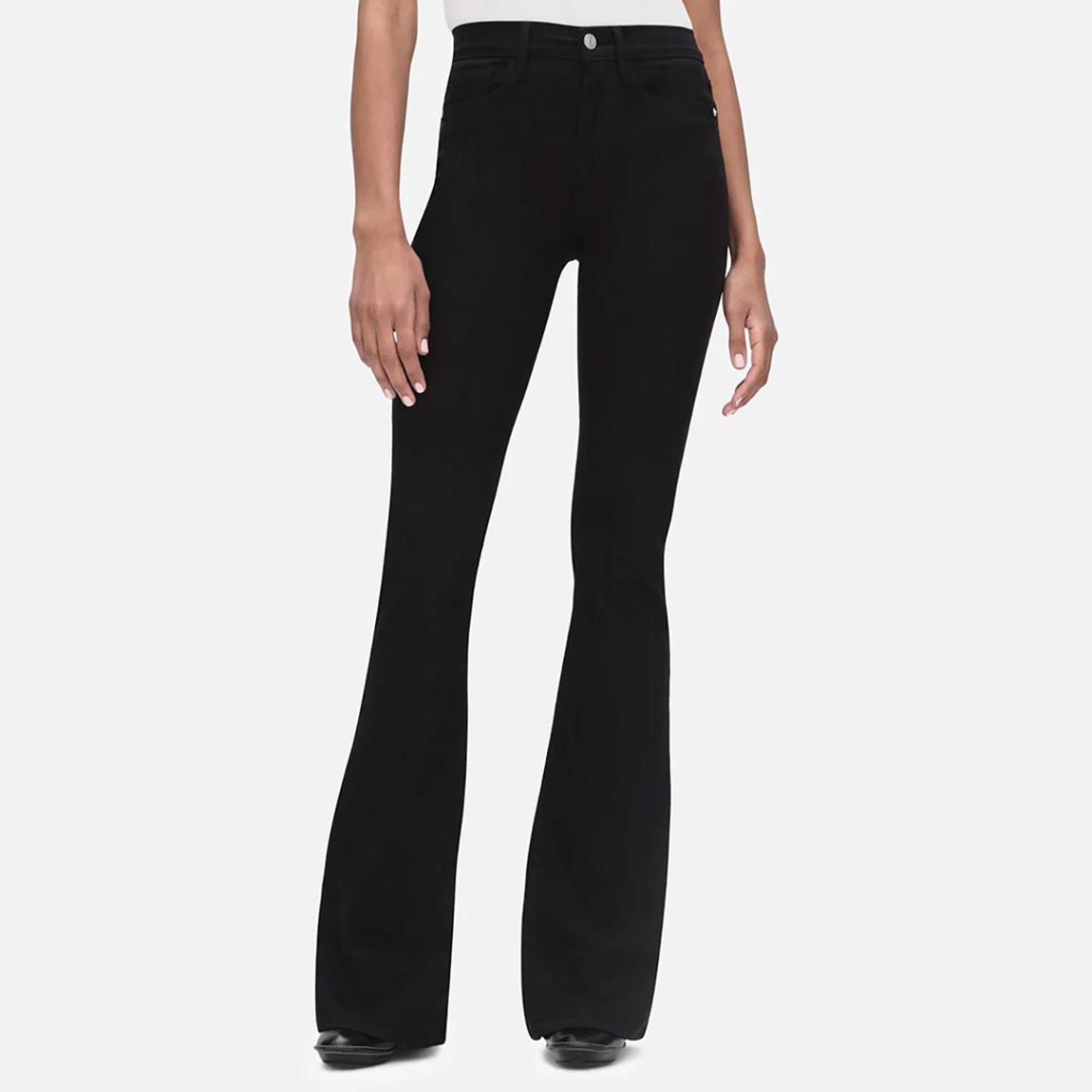 Black Le Pixie High Flare Jean main product photo