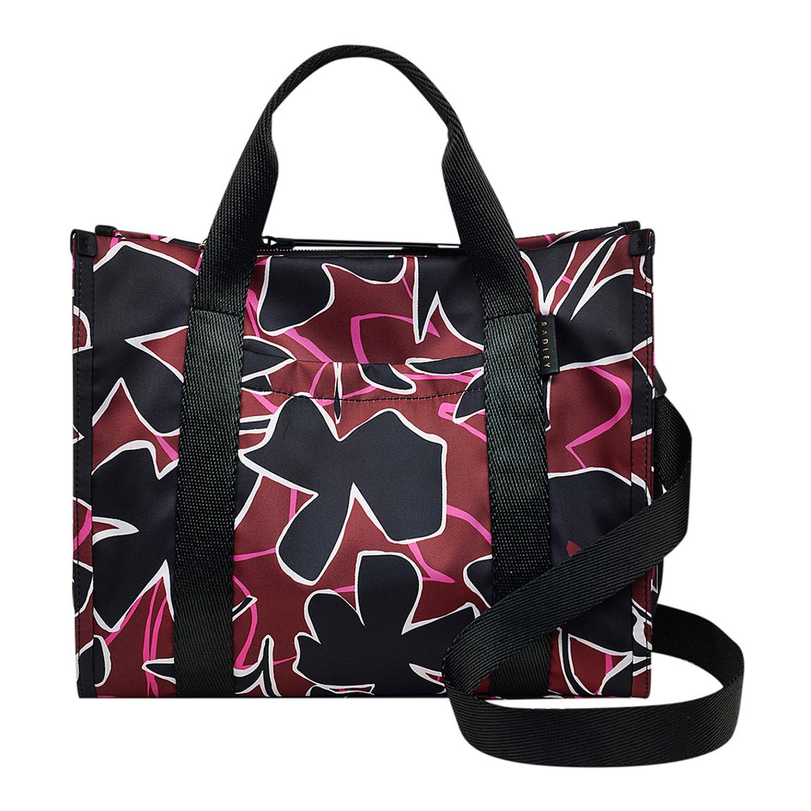 Black and Merlot Canford Gardens Flor Medium Ziptop Grab main product photo