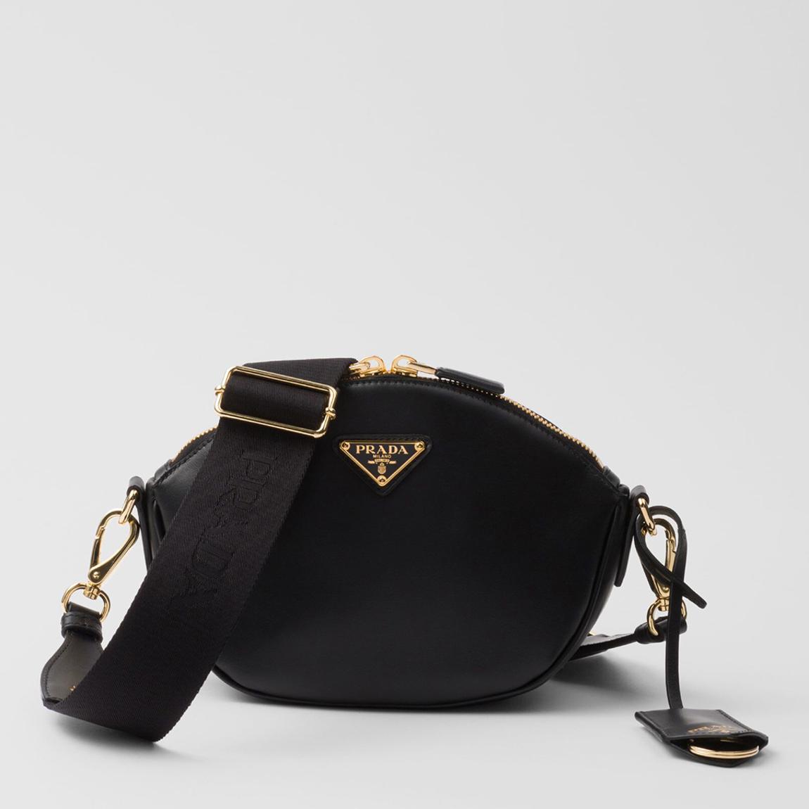 Prada Women's Black City Calf Mini Shoulder Bag main product photo