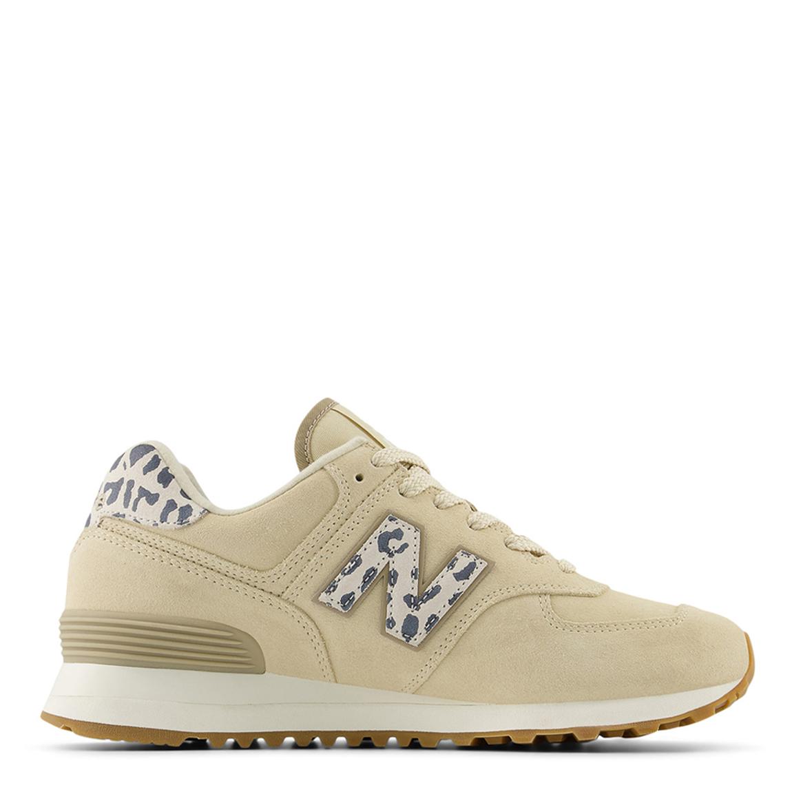 Women's Beige Animal Print 574 Trainers main product photo
