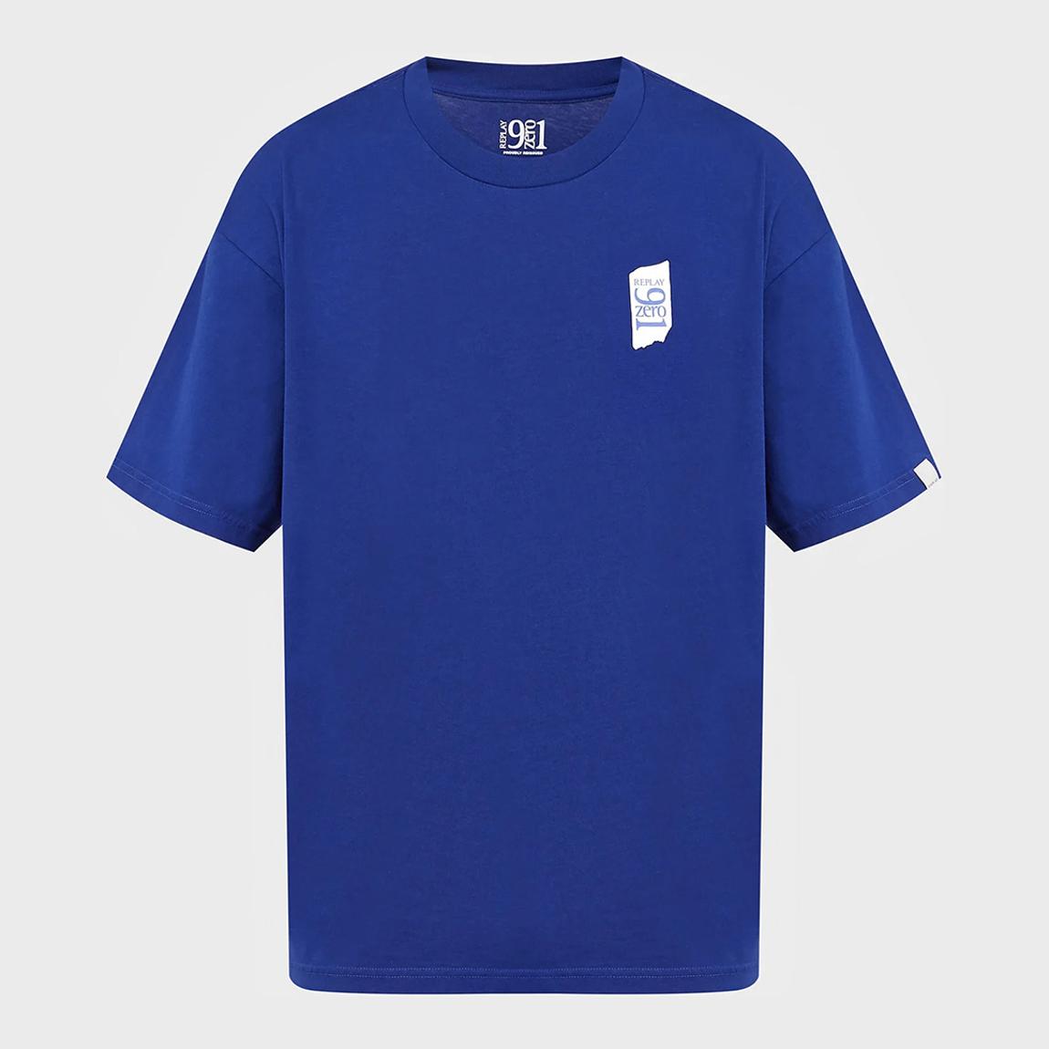 Blue Print Crew Neck T-Shirt main product photo