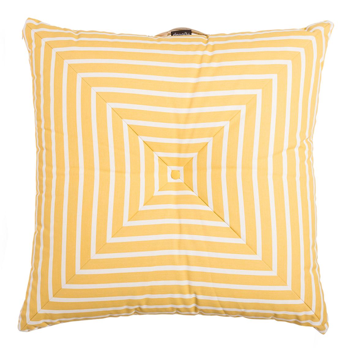 Monaco Mimosa Stripe Floor Pillow main product photo