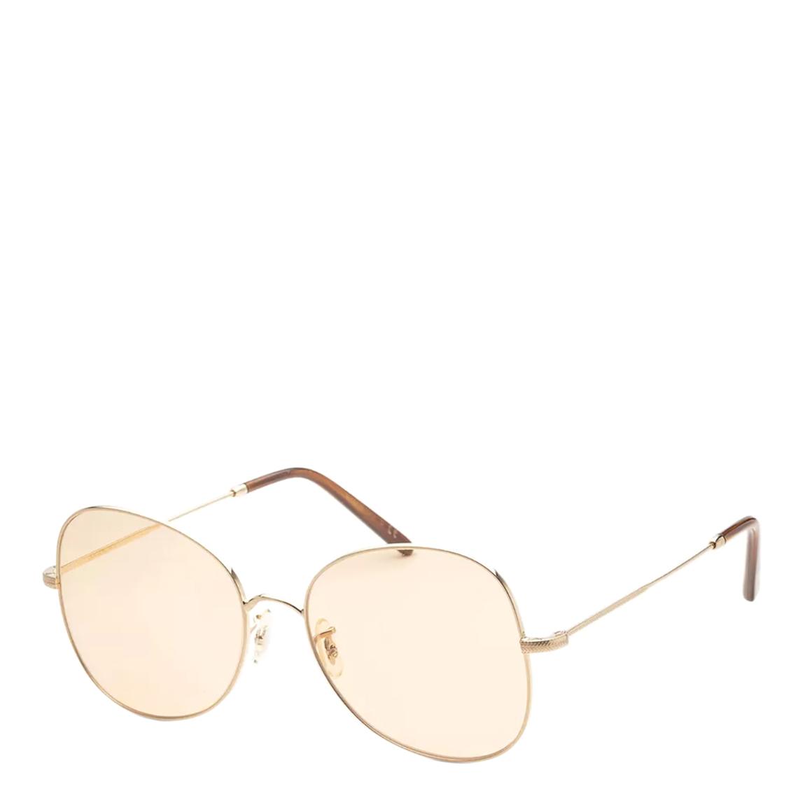 Oliver Peoples Women's 56mm Brushed Gold Sunglasses main product photo