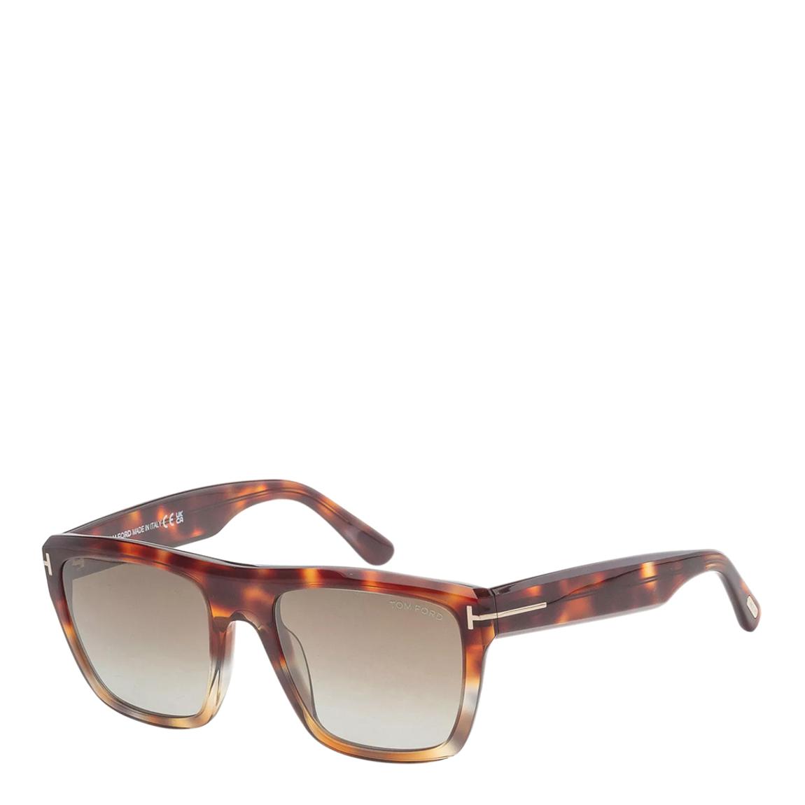 Tom Ford Men's Alberto 55mm Coloured Havana Sunglasses main product photo