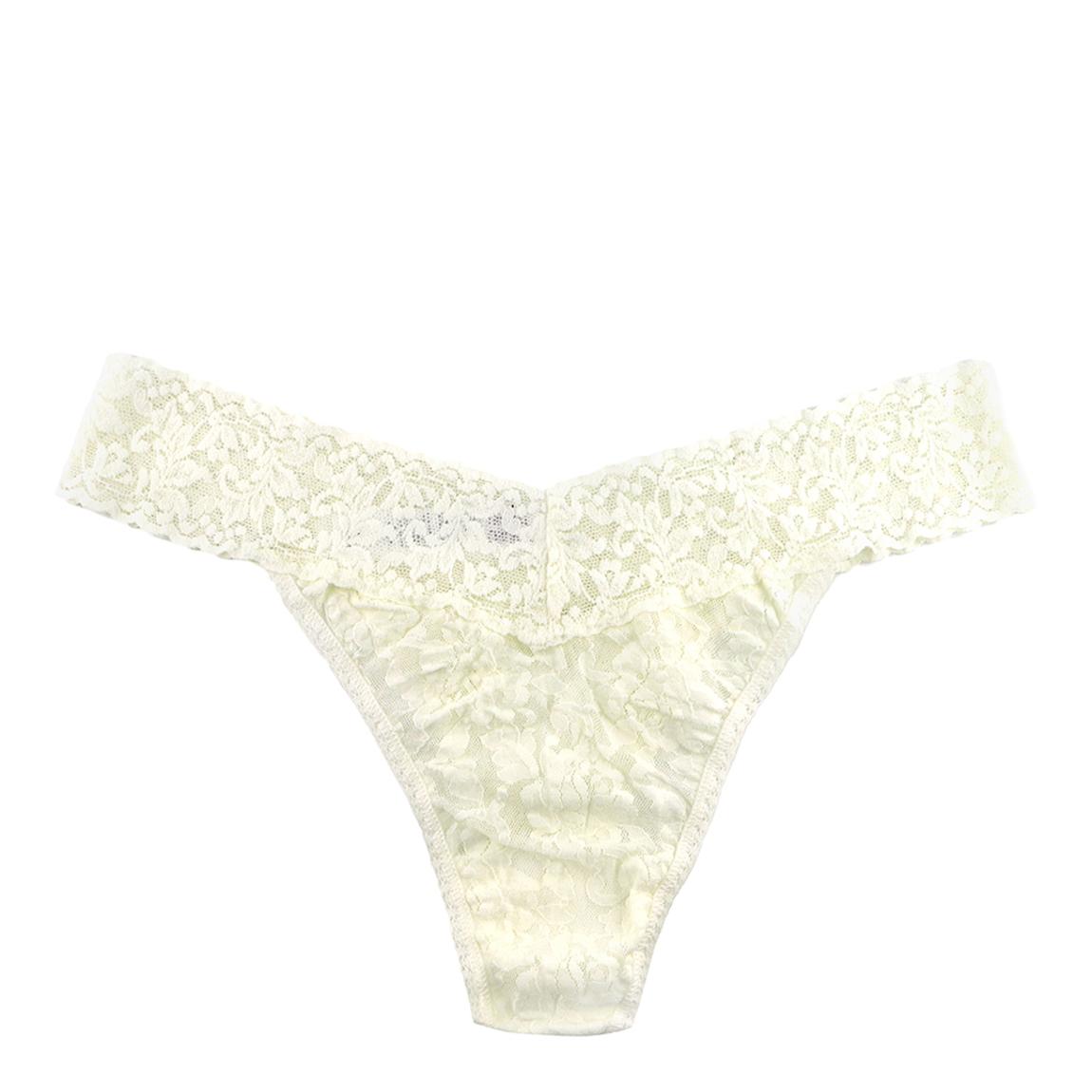 Cream Signature Lace Original Rise Thong main product photo