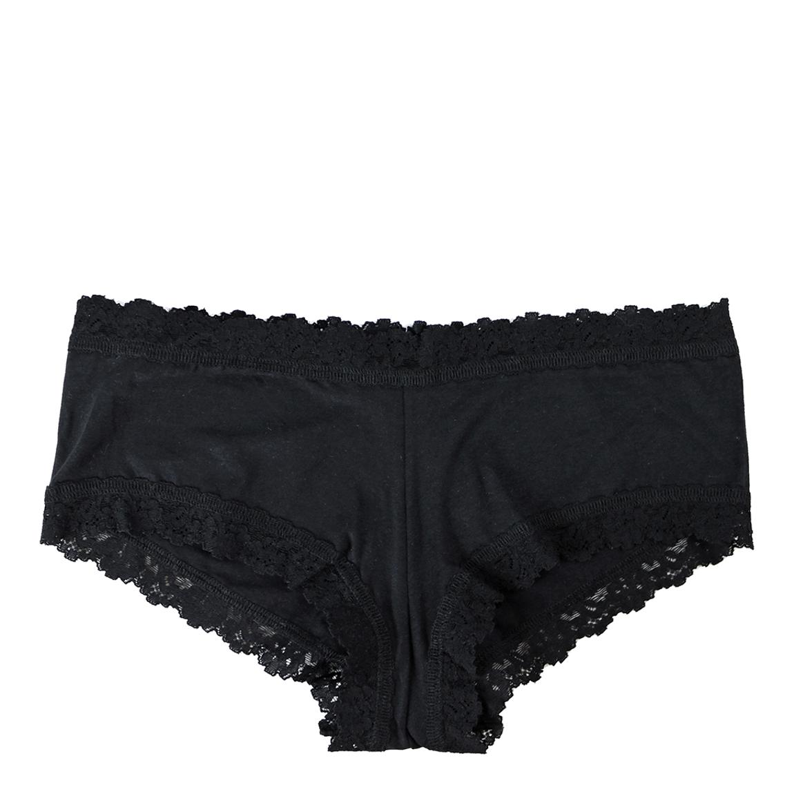Black Supima Cotton Boyshort main product photo