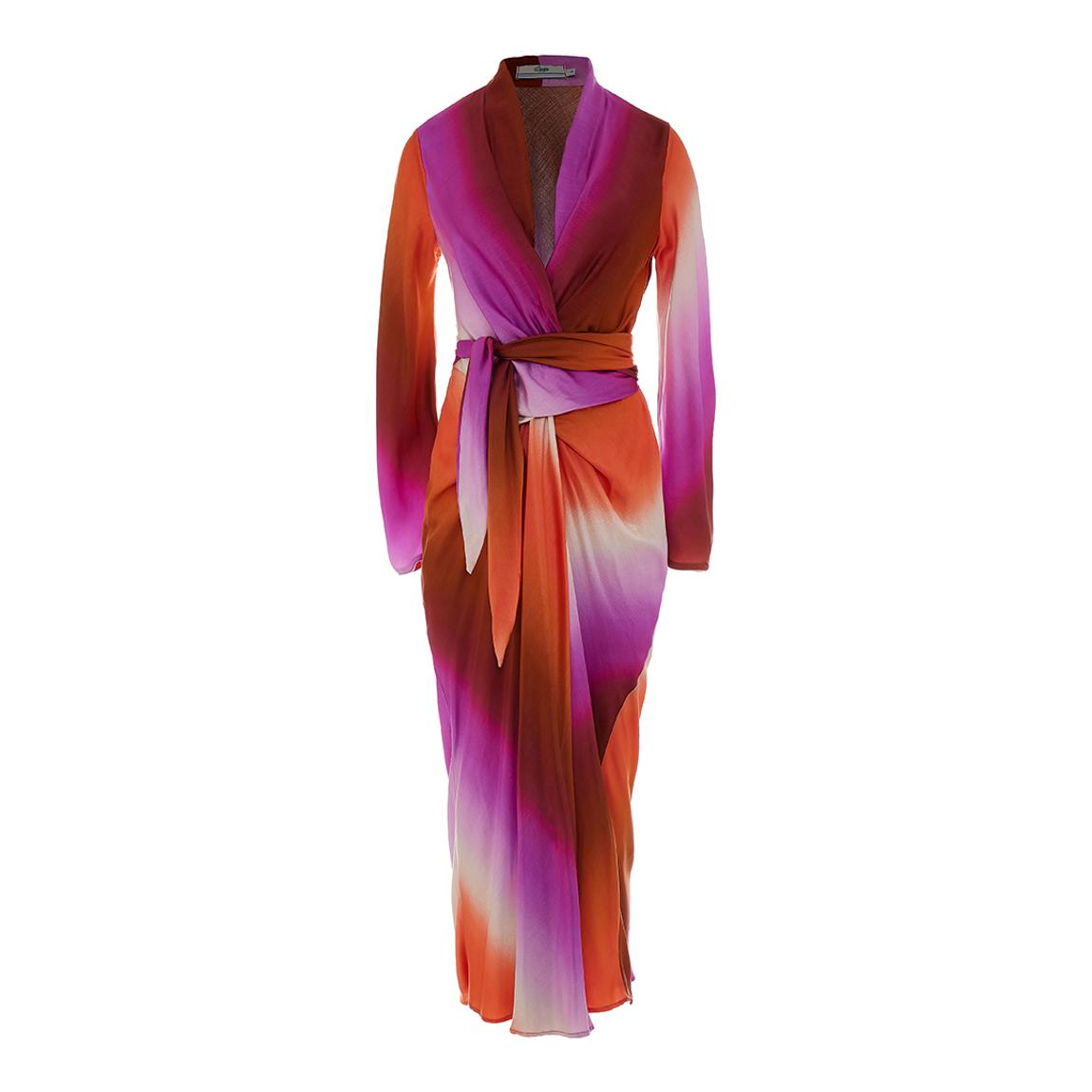Ombre Satin Dress main product photo