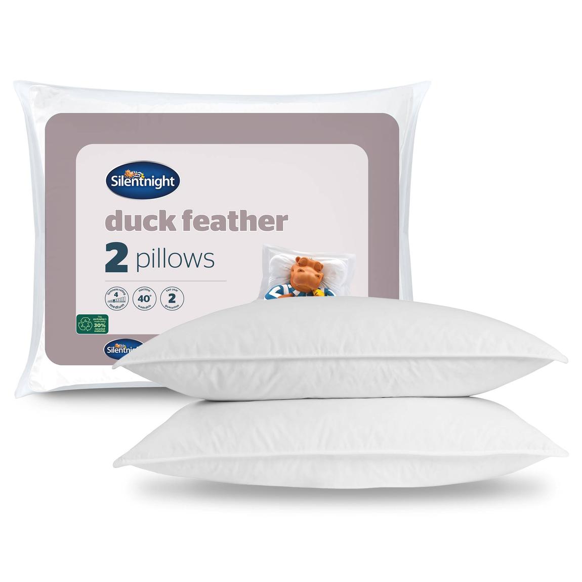 Silentnight Duck Feather Pillow - 2 Pack main product photo