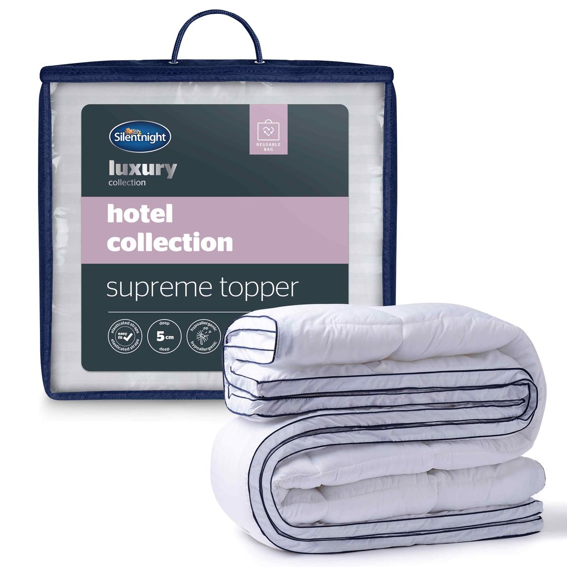 Silentnight Hotel Collection 5Cm Mattress Topper - King main product photo