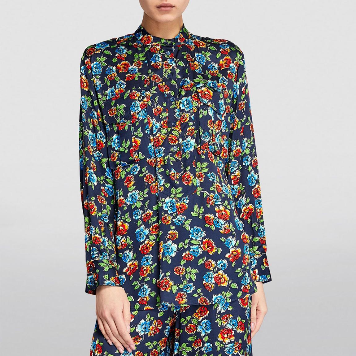 Navy Bakoj Printed Blouse main product photo