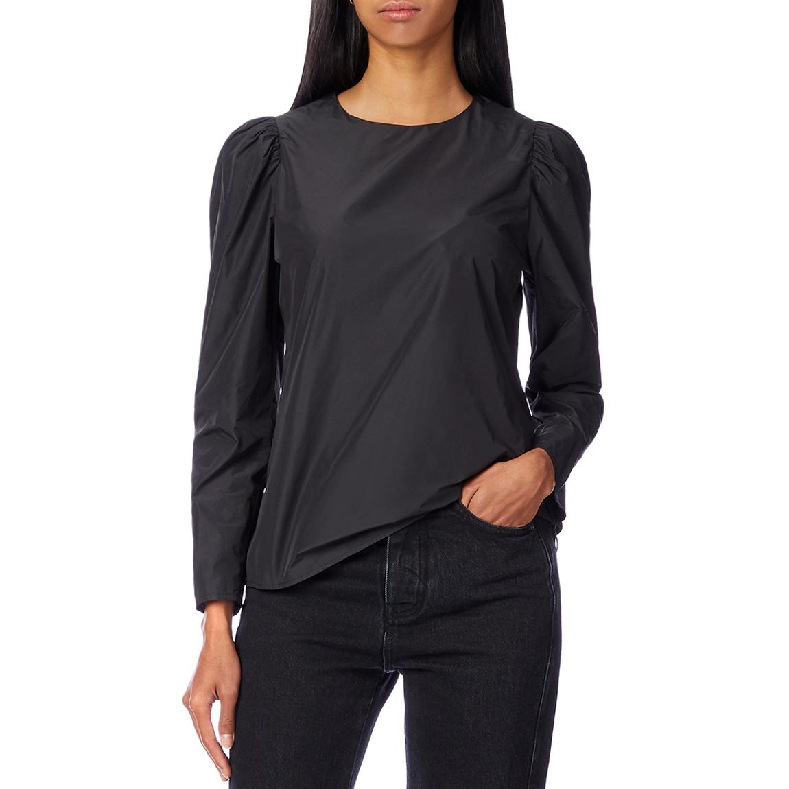 Black Luko Puff Sleeve Top main product photo