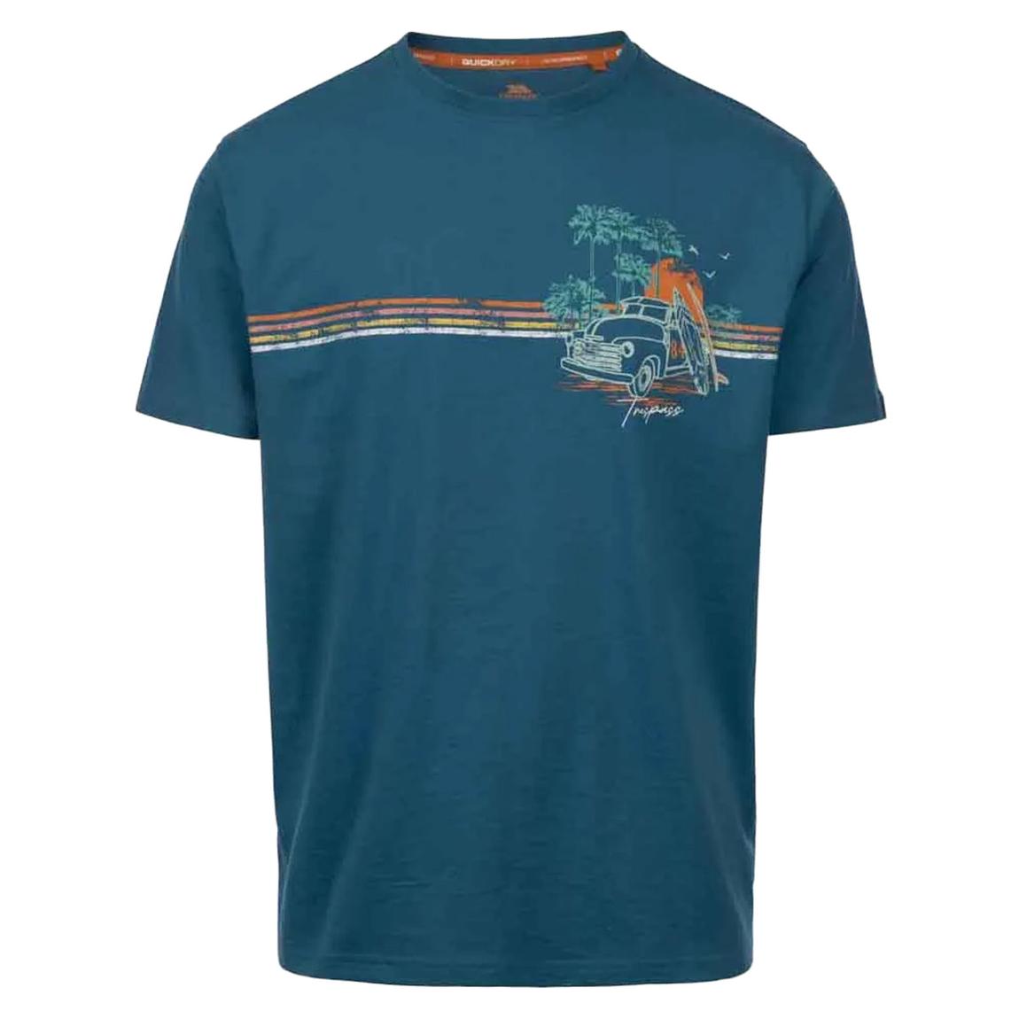 T-Shirt Zama Cotton Bondi Blue main product photo