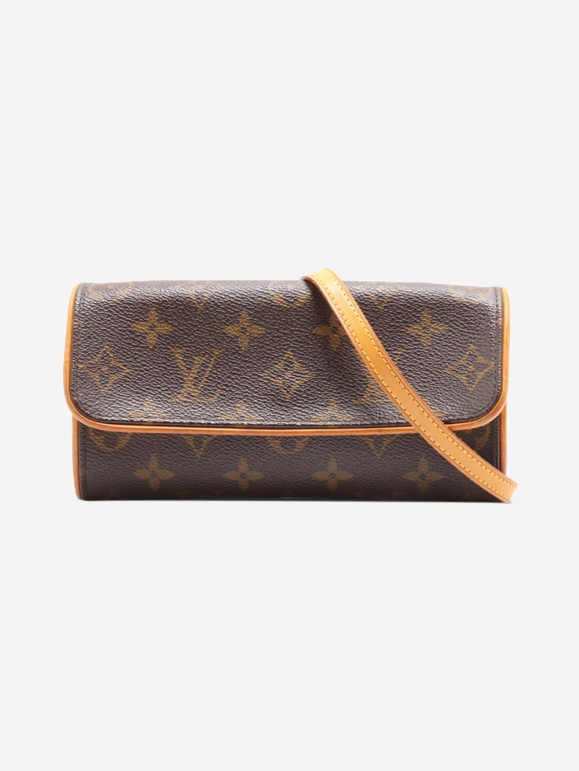 Brown vintage 1999 Monogram Pochette bag main product photo