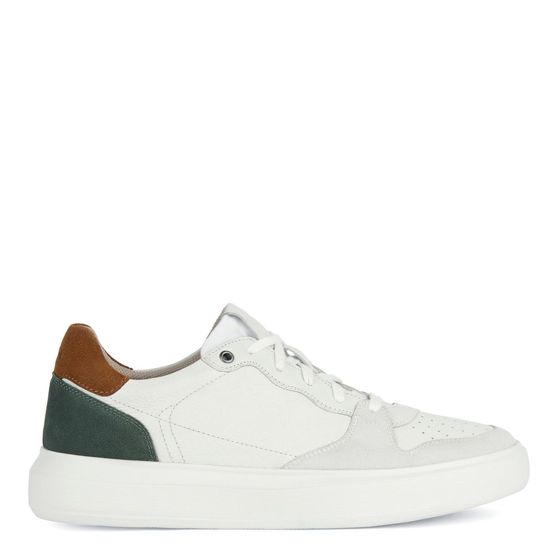 White Multi Deiven Leather Trainers main product photo