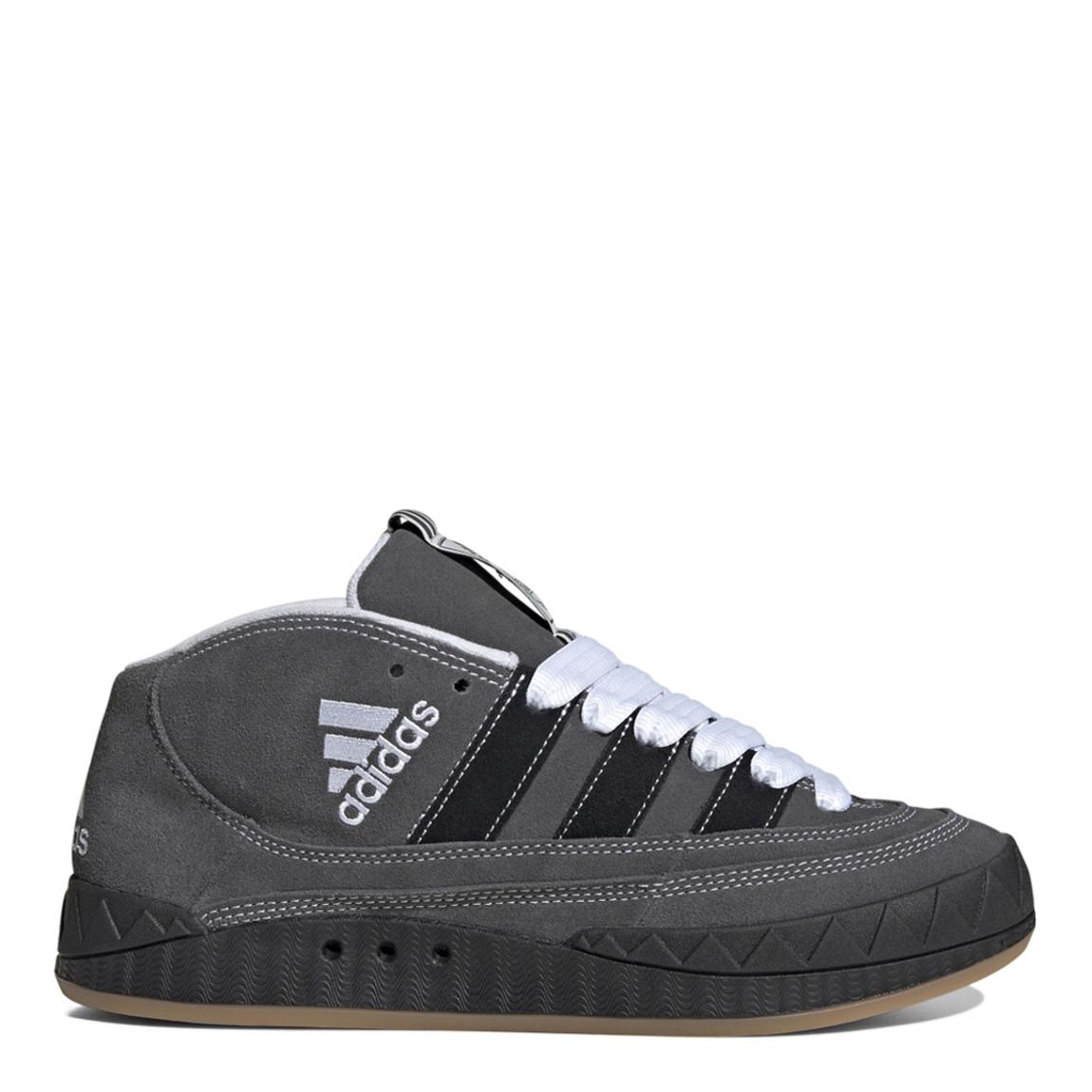 Grey & White Adimatic Mid Ynuk Trainers main product photo
