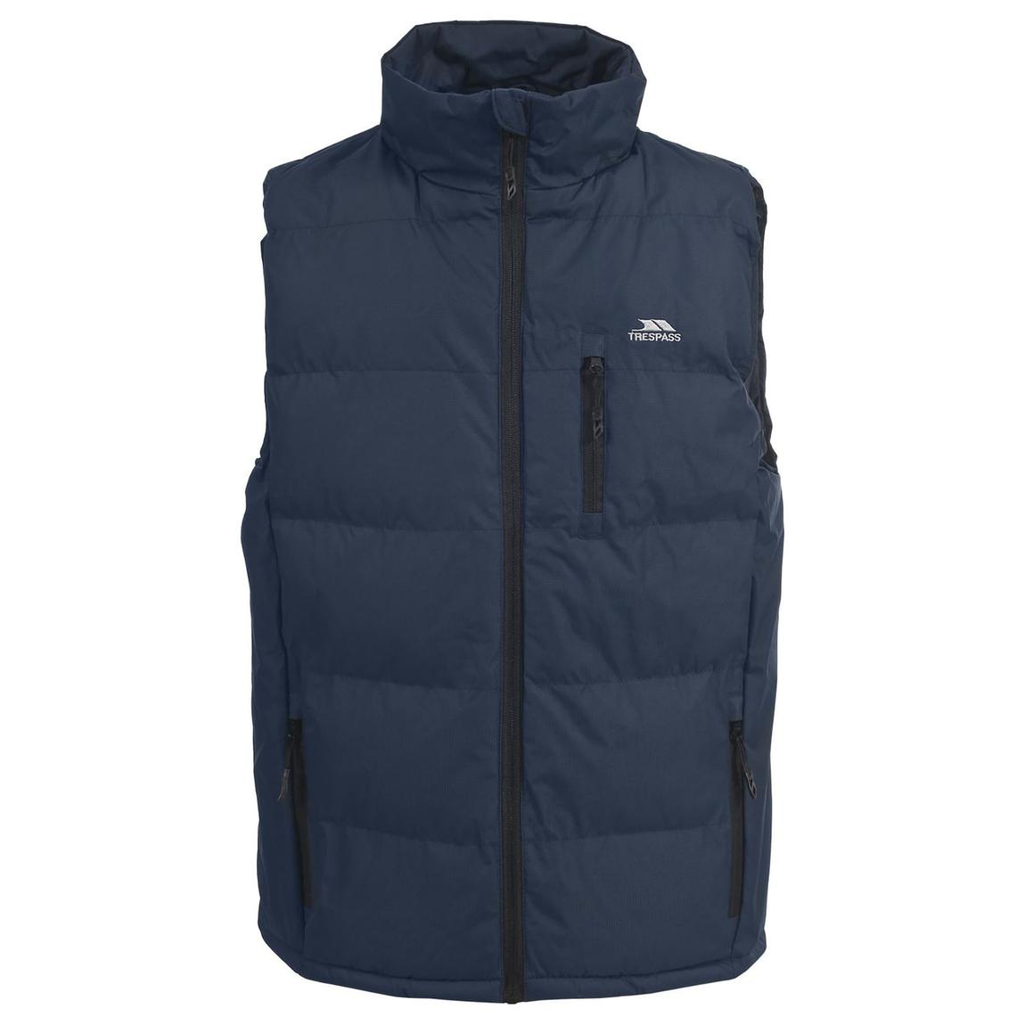 Padded Jacket Clasp Polyester Navy main product photo