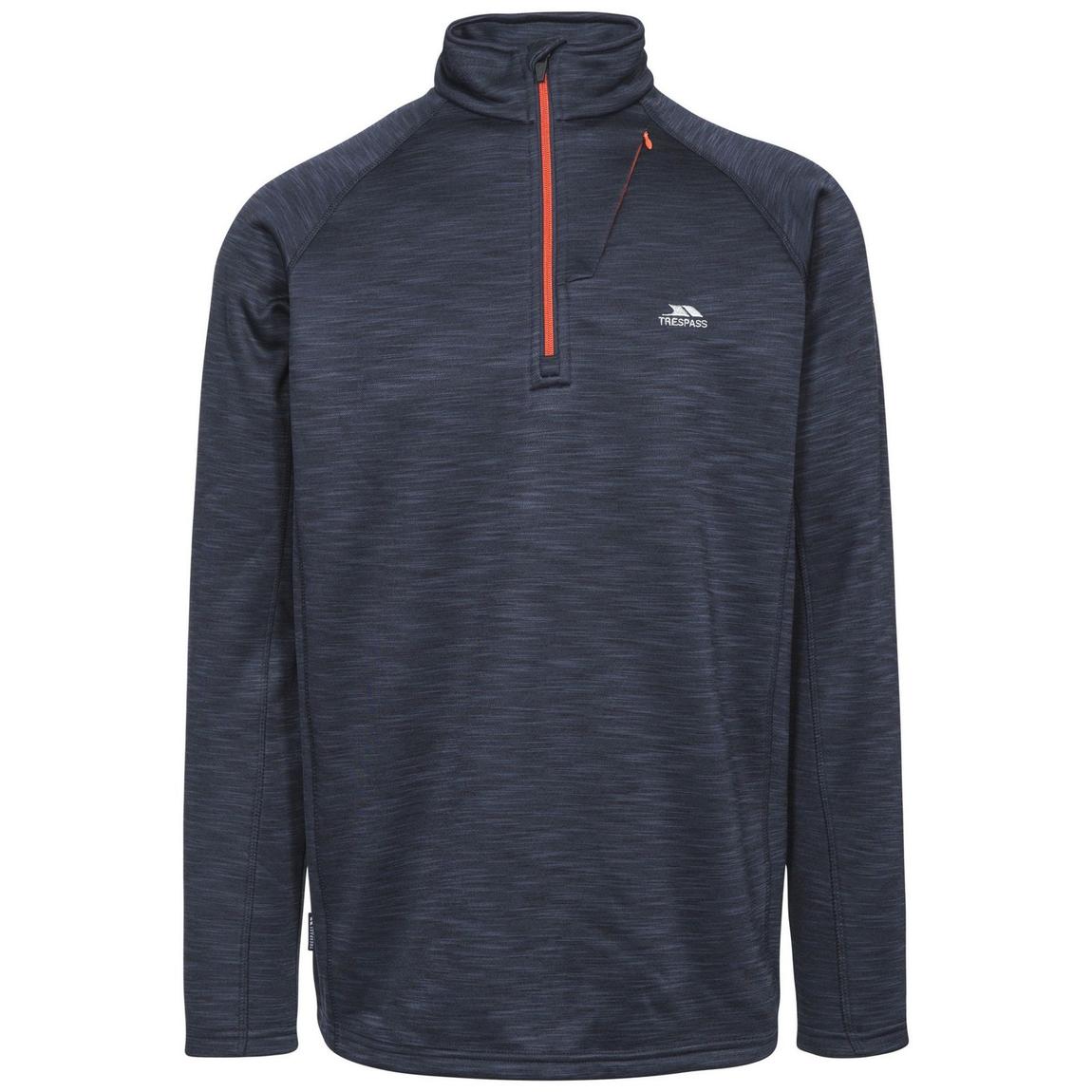 Fleece Top Collins Polyester Navy Marl main product photo